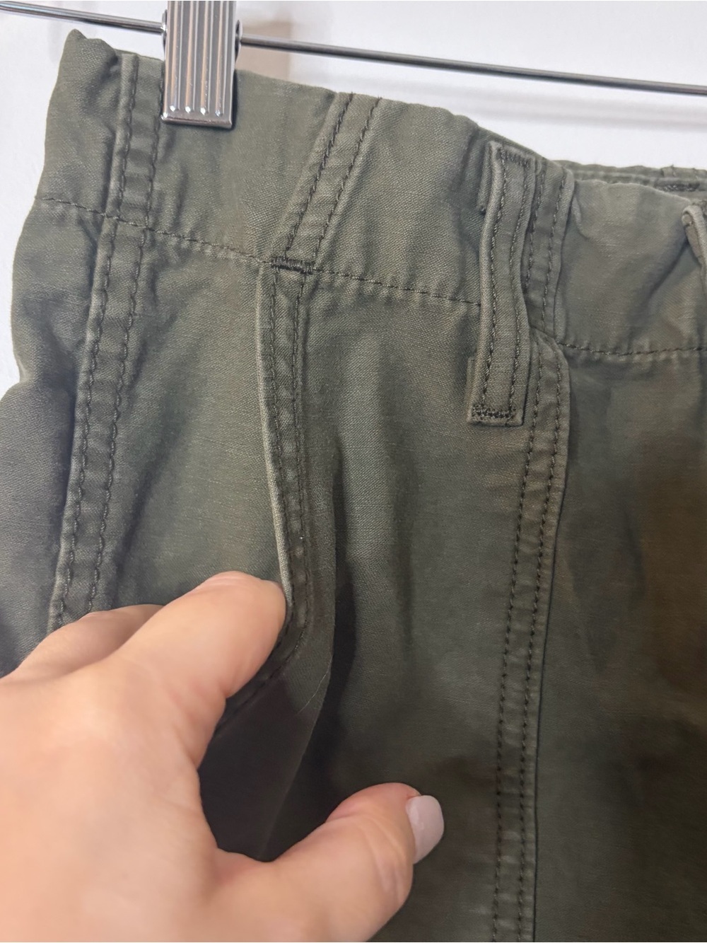 Levi’s Ribcage Straight Green Pants size 26 - Picture 3 of 8